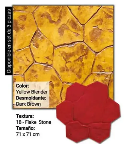 Molde SFT-18 Flake Stone